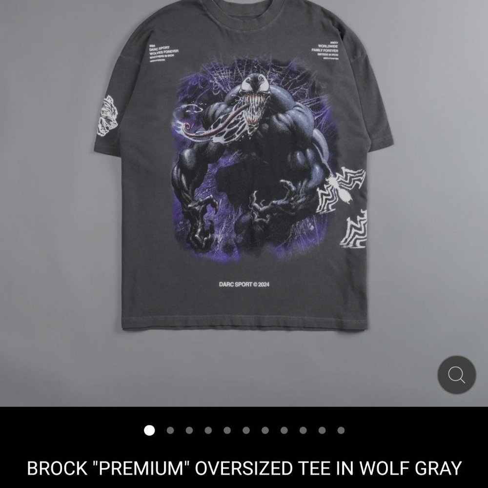 *BRAND NEW, SEALED* *IN HAND, READY TO SHIP* Darc Sport x Venom BROCK Shirts